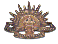 Le Rising Sun, badge de l'armée australienne